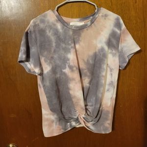 Lush Crop knitted front knot